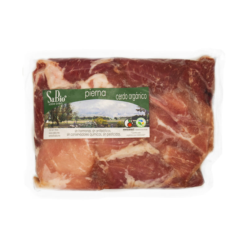 Pierna orgánica de cerdo