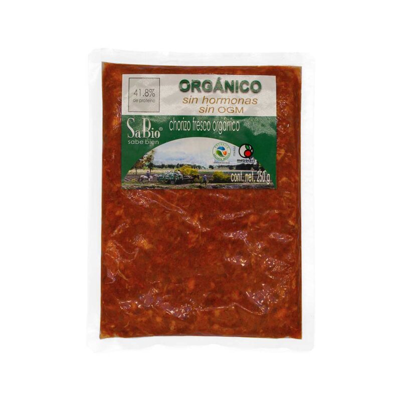 Chorizo fresco orgánico