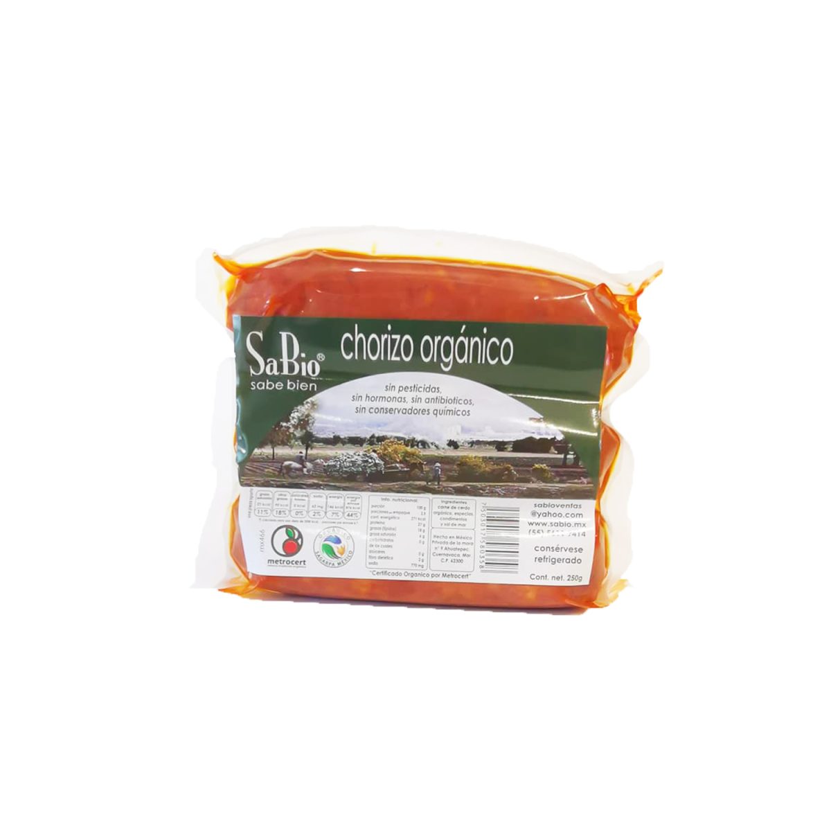 Chorizo para asar orgánico